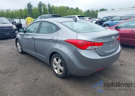 2012 Hyundai Elantra Gls (Ulsan Plant) from USA, damaged, VIN KMHDH4AEXCU422121